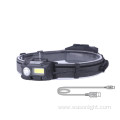 ABS USB Rechargeable Sensor COB Led Headlamp